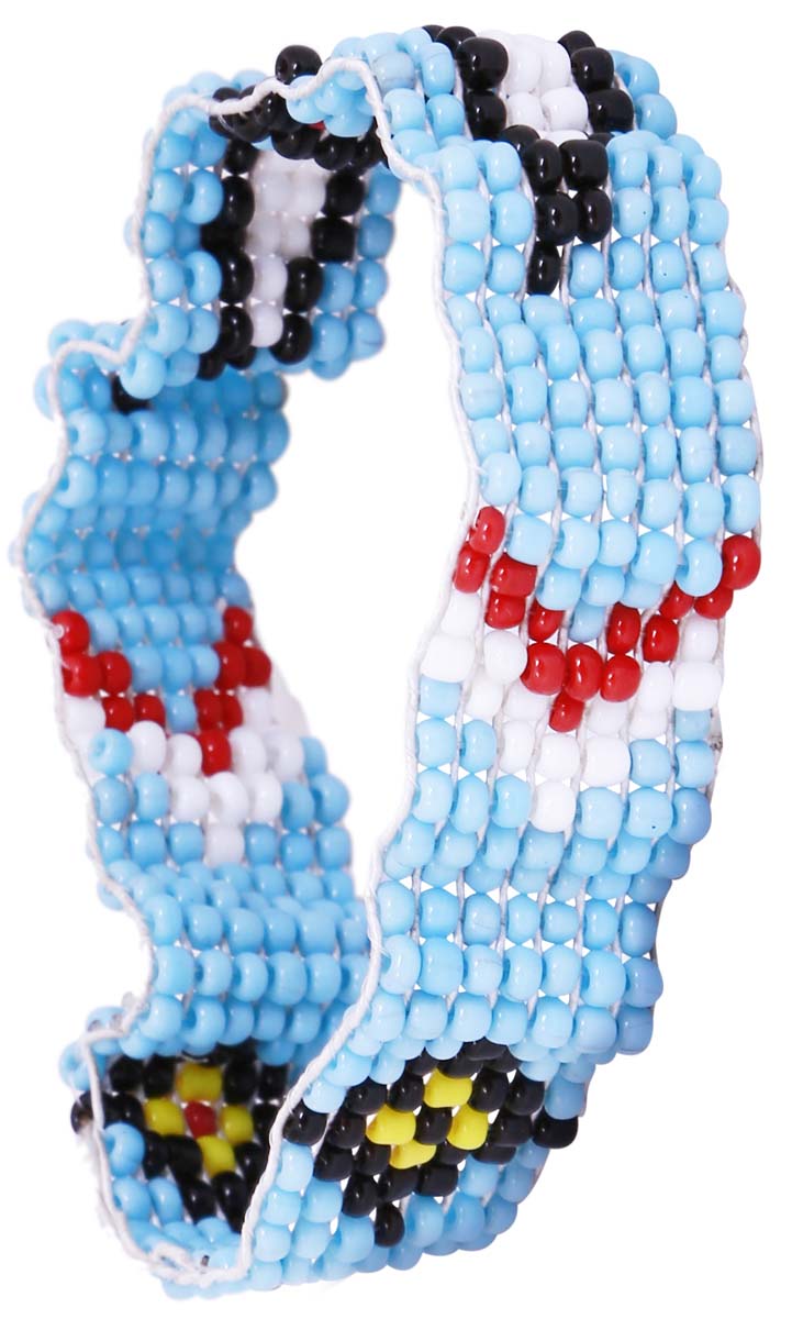 Source Hand Beaded Colorful Wrist Bracelet/Band in Bulk - Wholesale Wrist Bracelet/Band with Geometric Patterns - Women Fashion Jewelry & Accessories